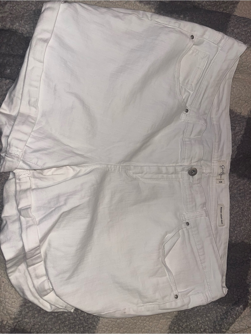 Jessica Simpson White Denim Jean Shorts
